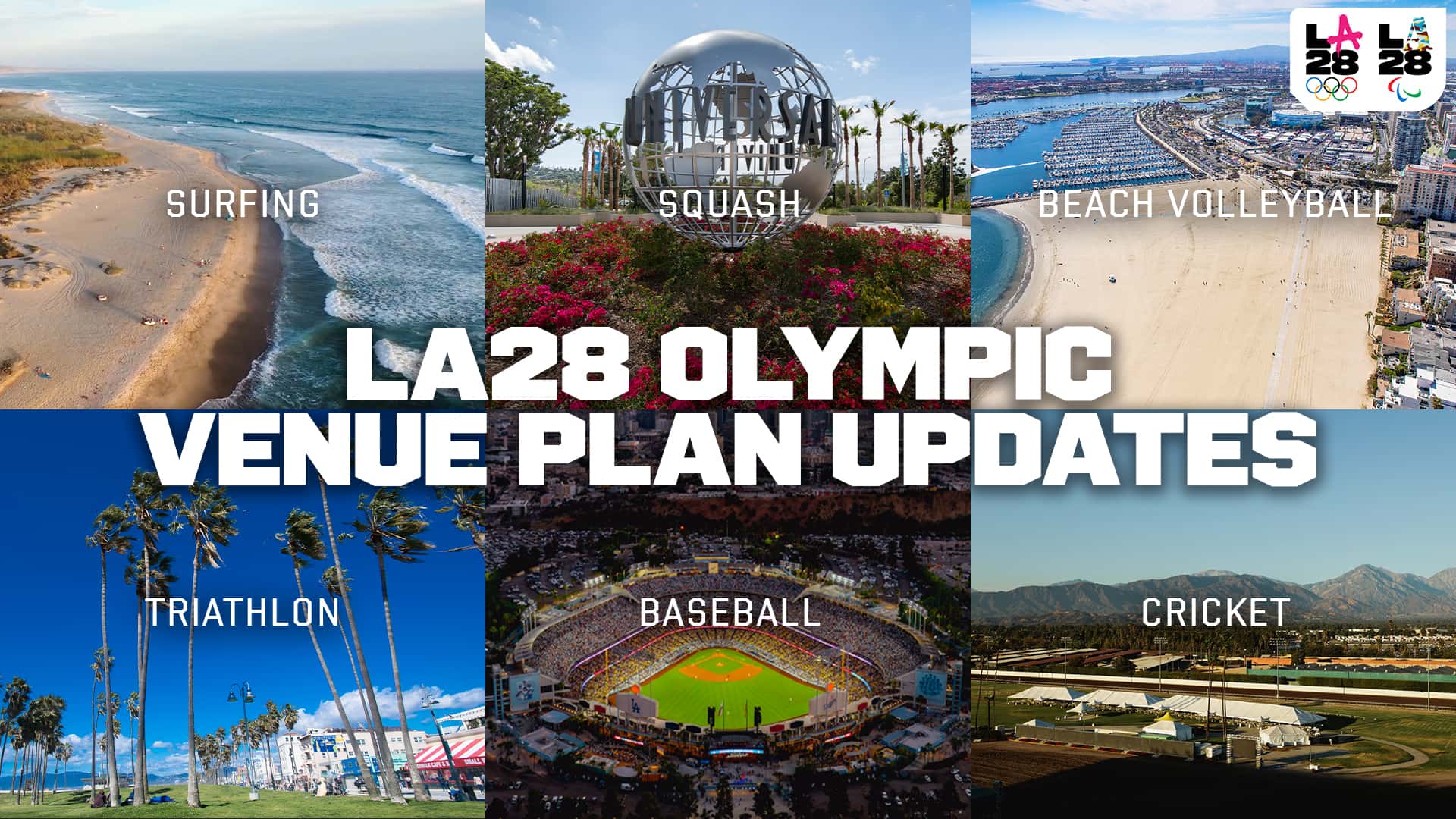 Collage LA28 Venue Updates 04 15 25